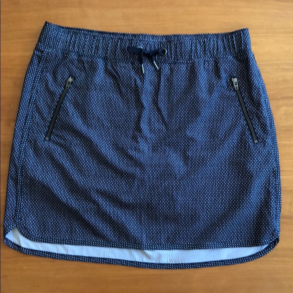 Athleta Stretch In Navy Print Skort S